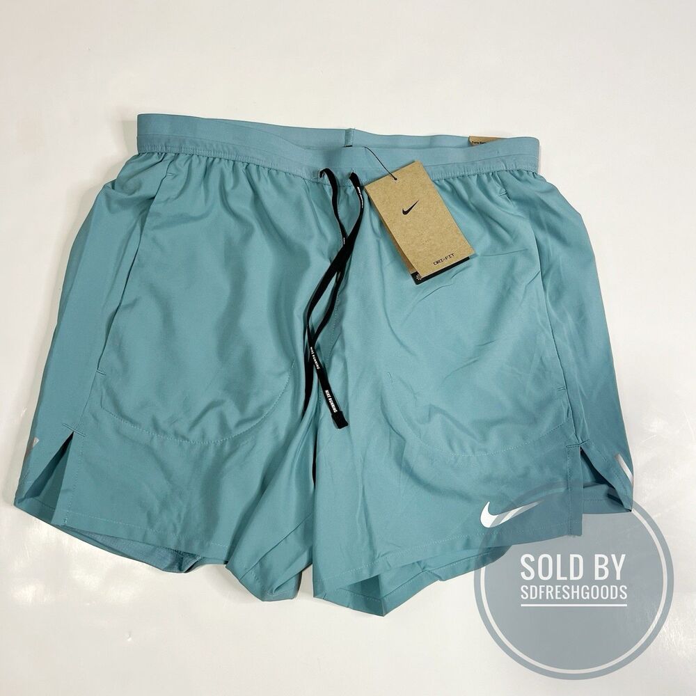 Nike Flex Stride 5" 2-in-1 Running Shorts Blue/Reflective Silver CJ5471-464 Sz S